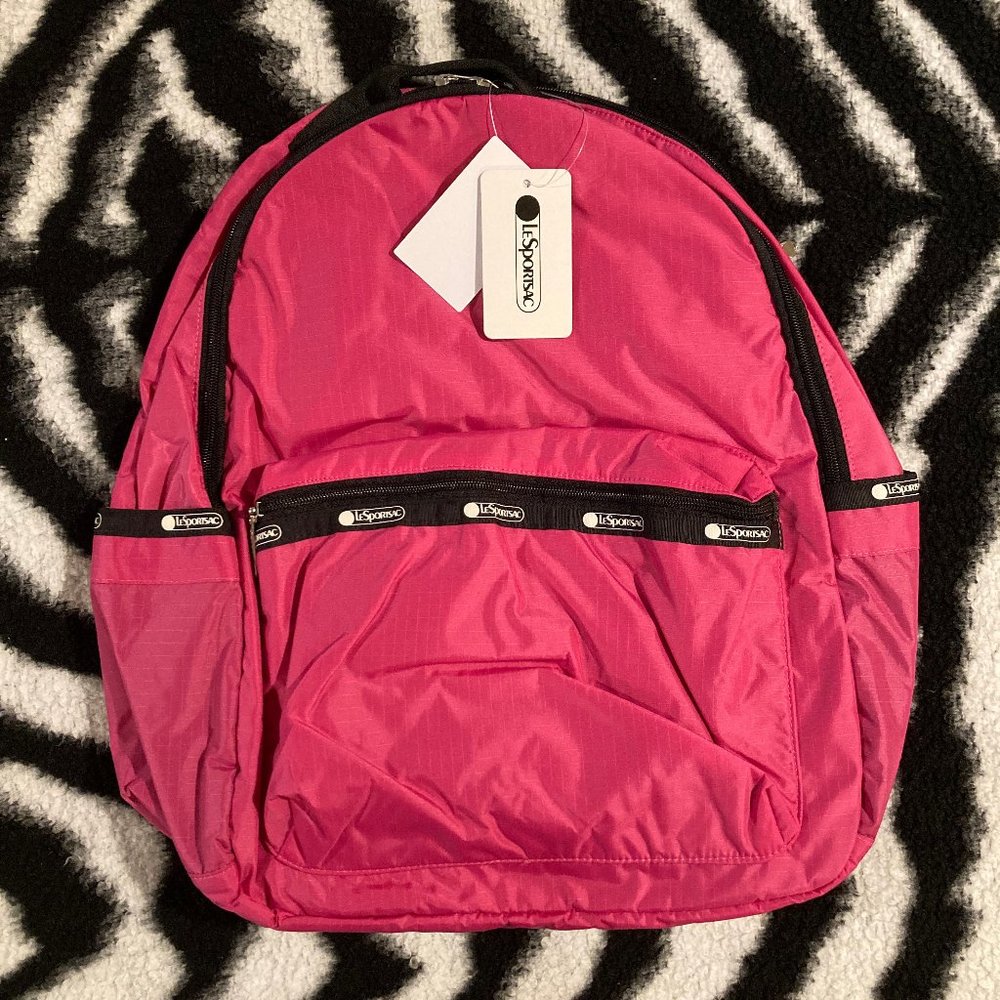 NWT LeSportsac Logan Backpack - POP PINK